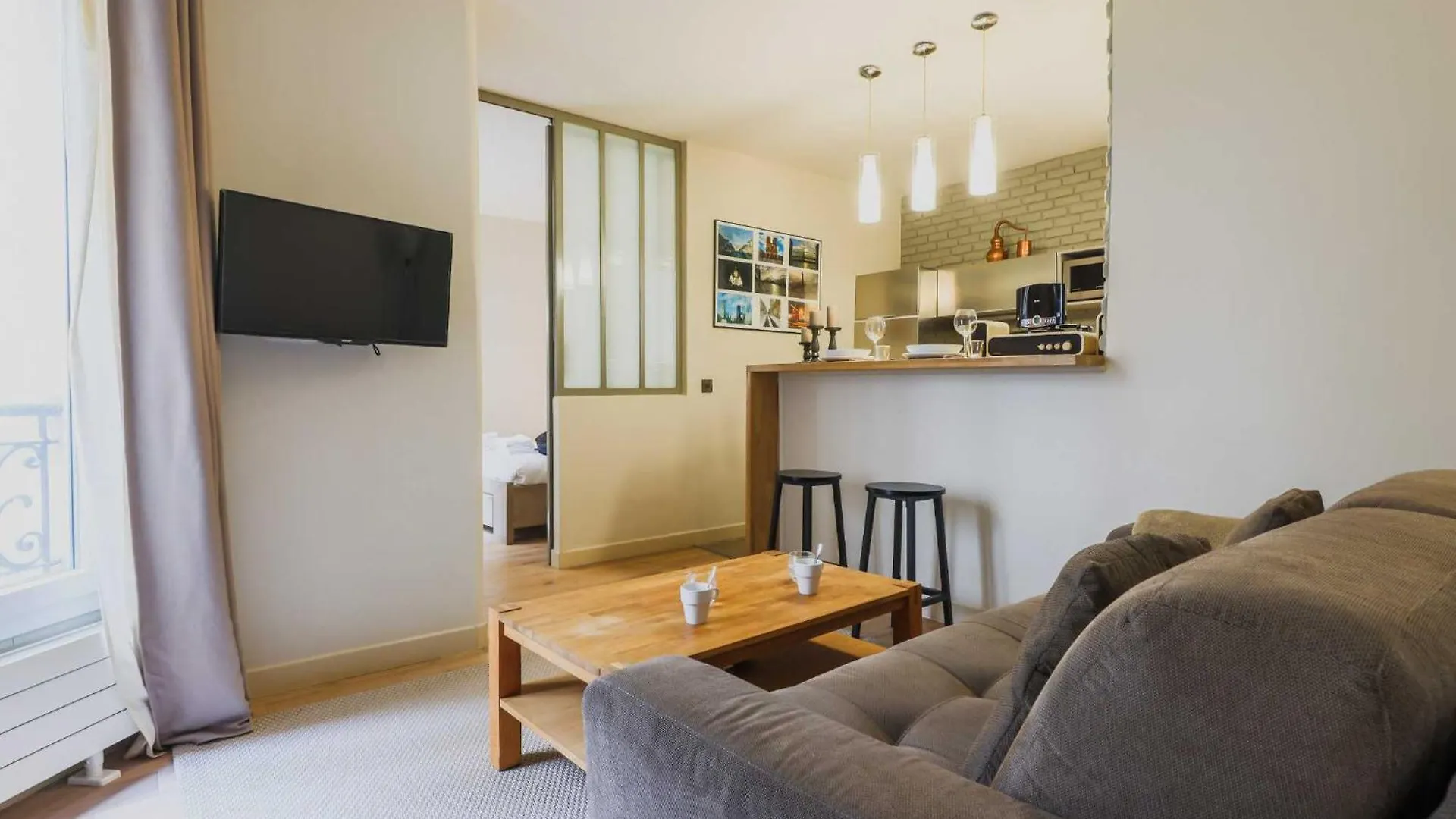 Modern Flat - 1Bd-4P - Parc Monceau Apartment Paris